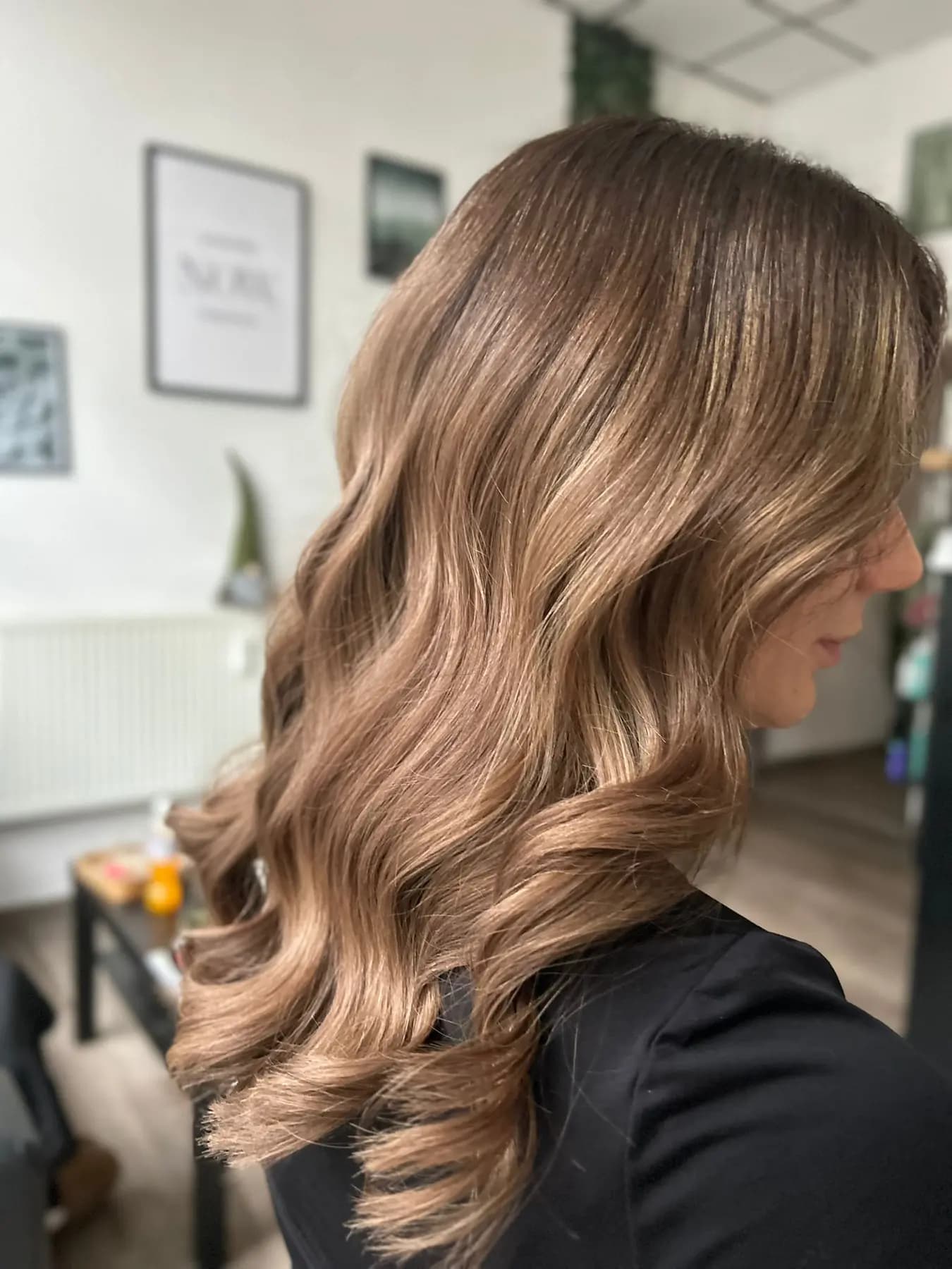 Teplá blond úprava